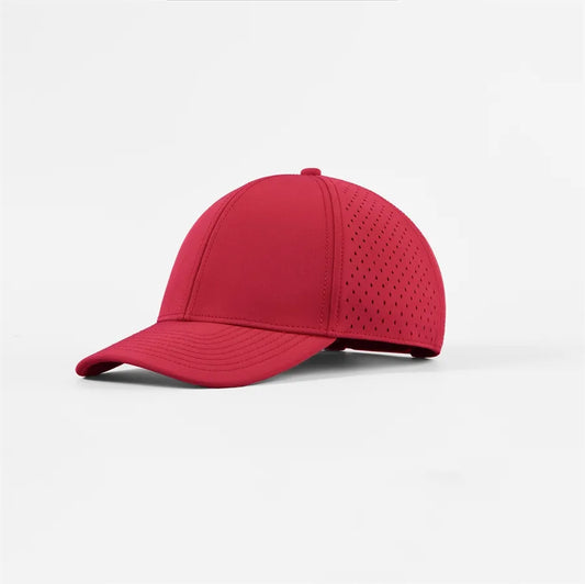 Red Water Resistant Performance Cap