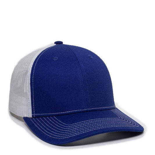 Royal Blue/White Trucker Cap