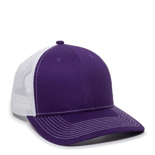 Purple/White Trucker Cap