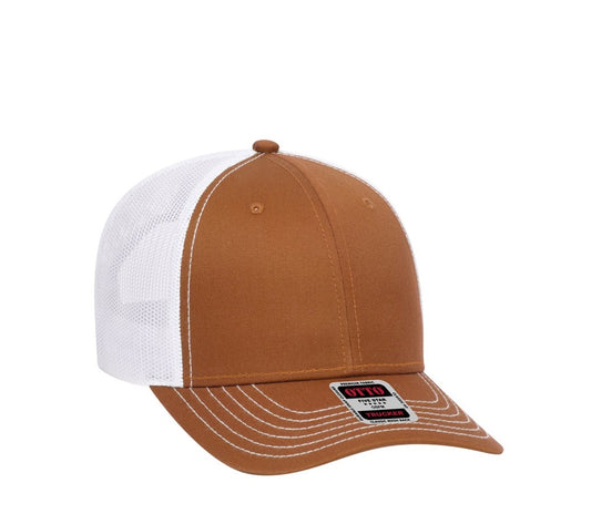 Texas Orange/White Trucker Cap