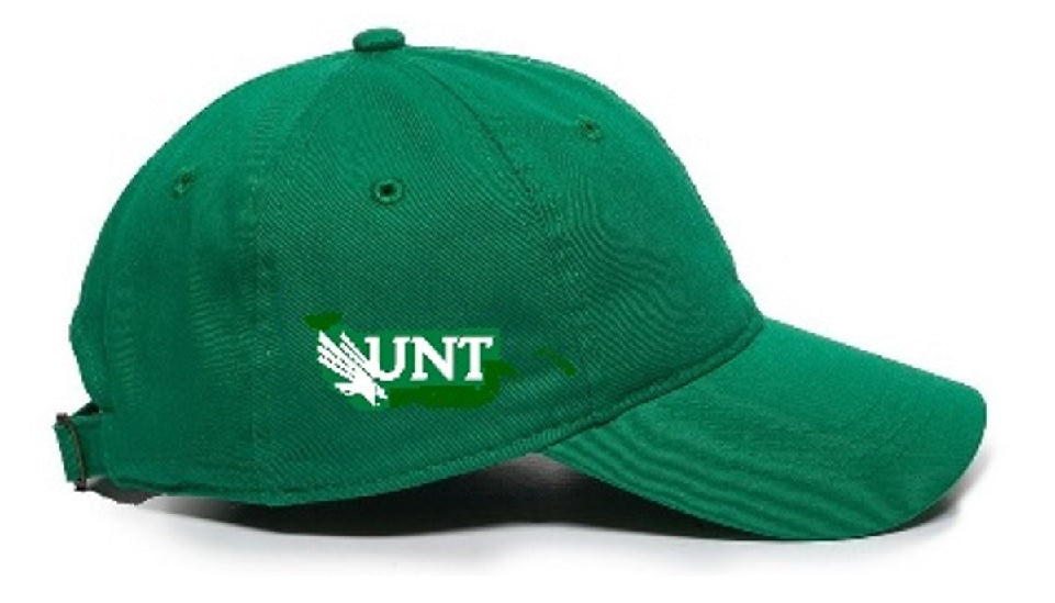 Green Unstructured Garment Twill Cap - UNT
