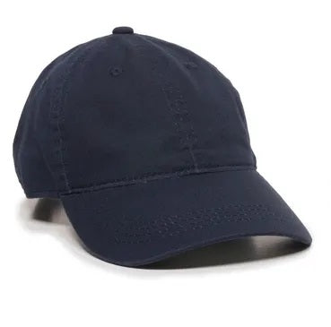 Navy Unstructured Garment Washed Twill Cap