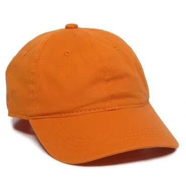 Texas Orange Unstructured Garment Washed Twill Cap